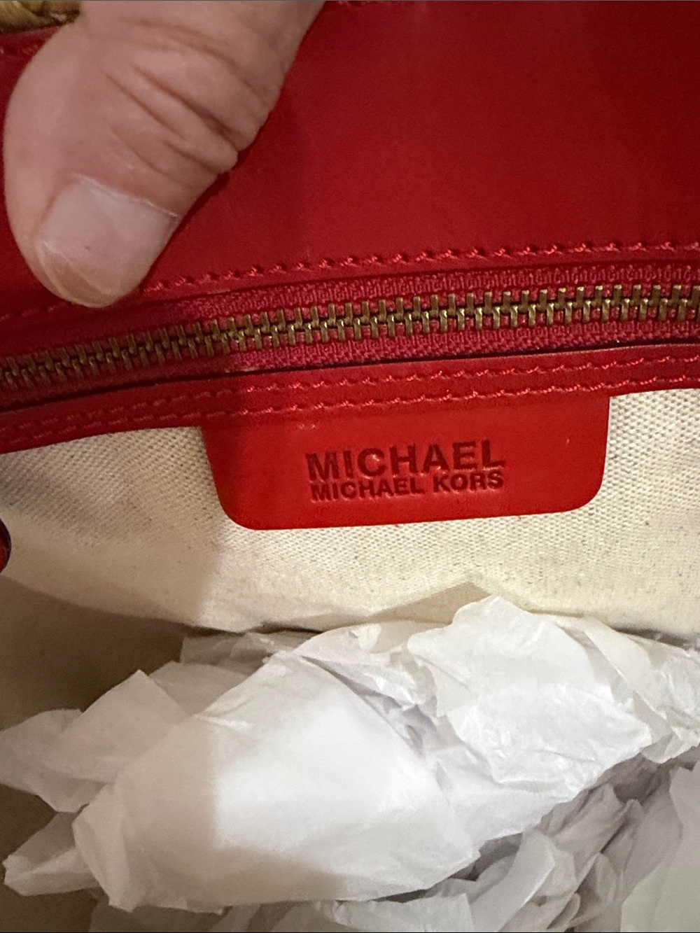 Michael Kors Santorini Straw Corn Husk Leather Trim/Turn Lock Tote Shoulder Bag - Picture 5 of 7